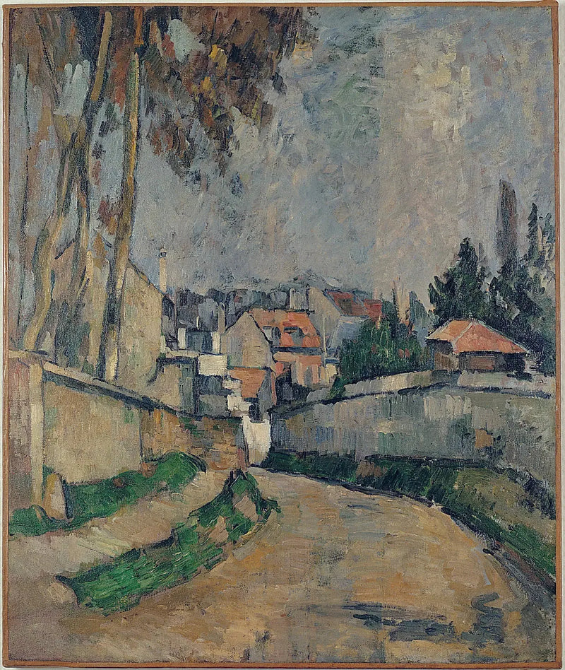Houses by the Road II - Paul Cézanne