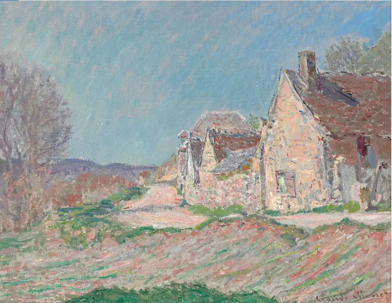 Houses by the Road - Claude Monet