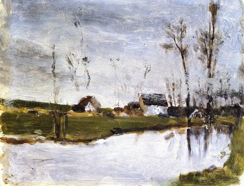 Houses by the Water - Paul Gauguin