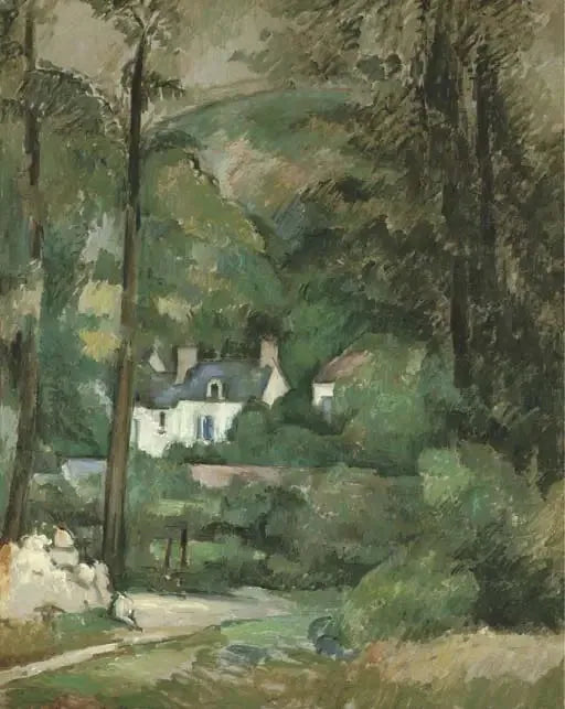 Houses at Chou, in Pontoise - Paul Cézanne
