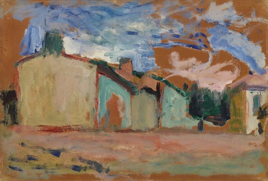 Houses (Fenouillet) [The Houses (Fenouillet)] - Henri Matisse
