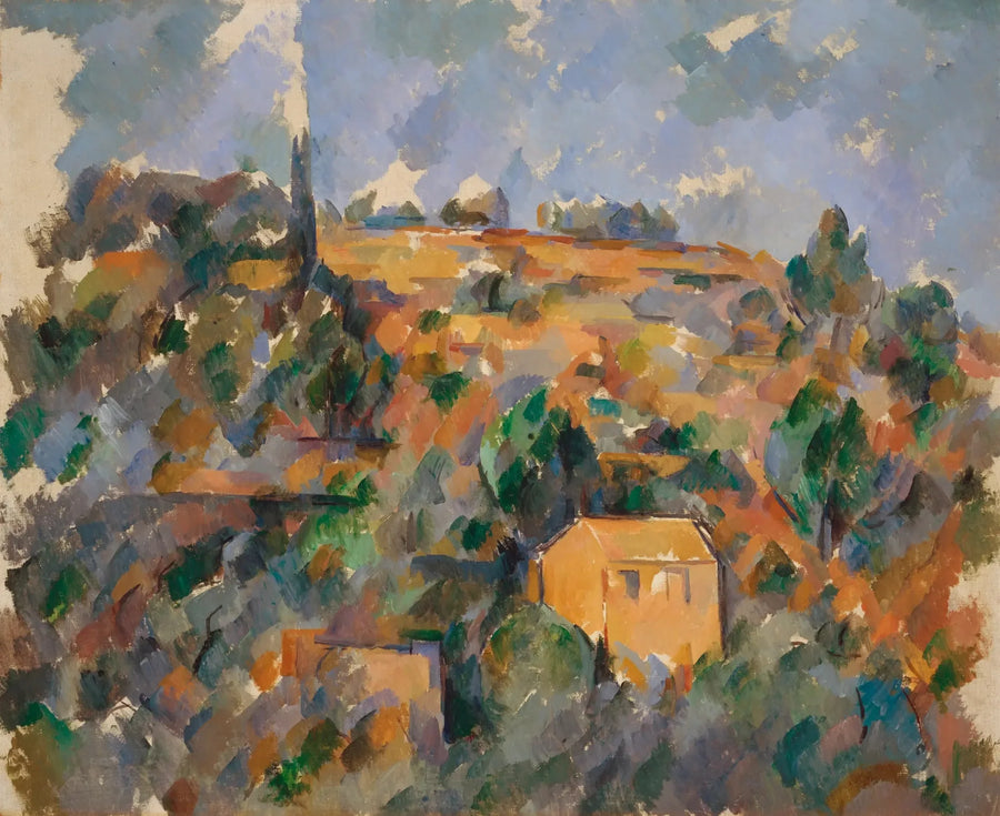 Houses on the Hill, Provence - Paul Cézanne
