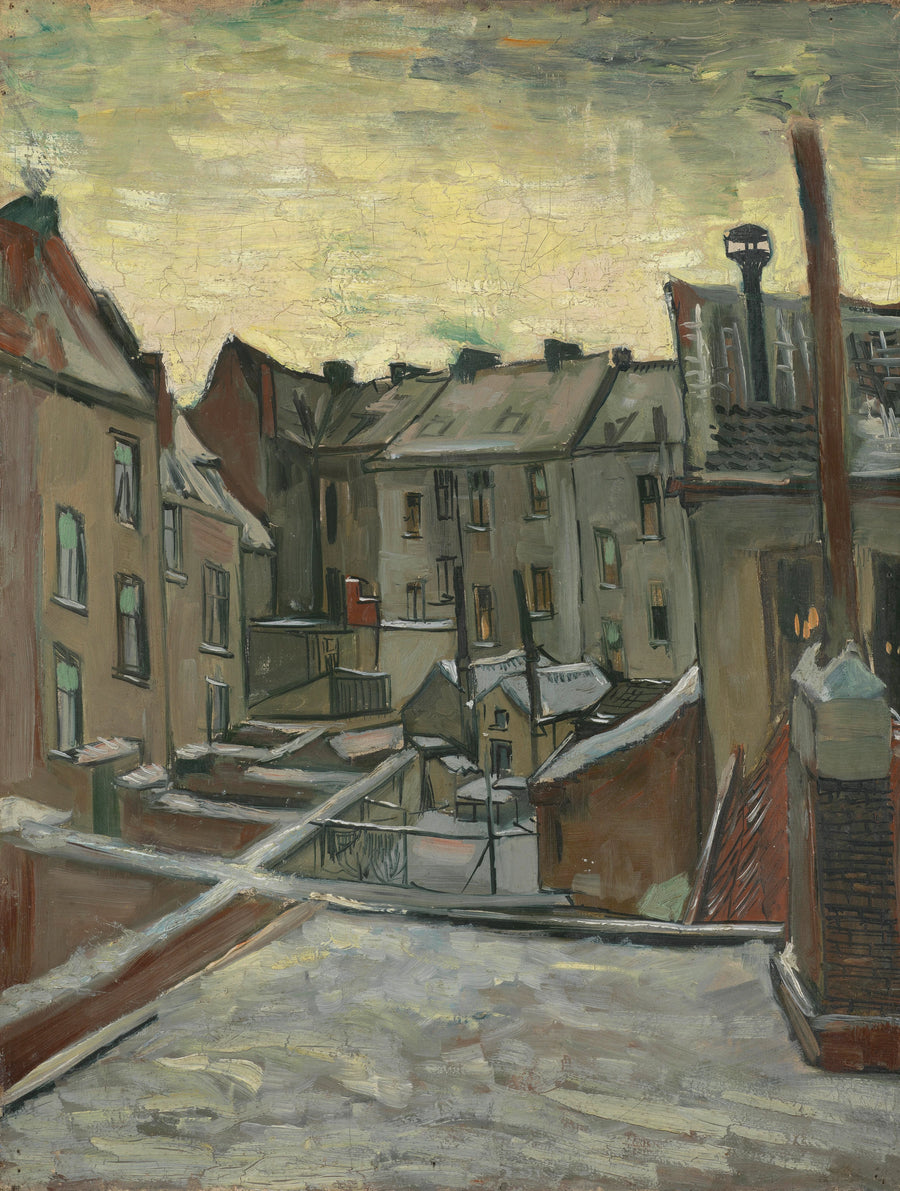 Houses Seen from the Back - Vincent van Gogh