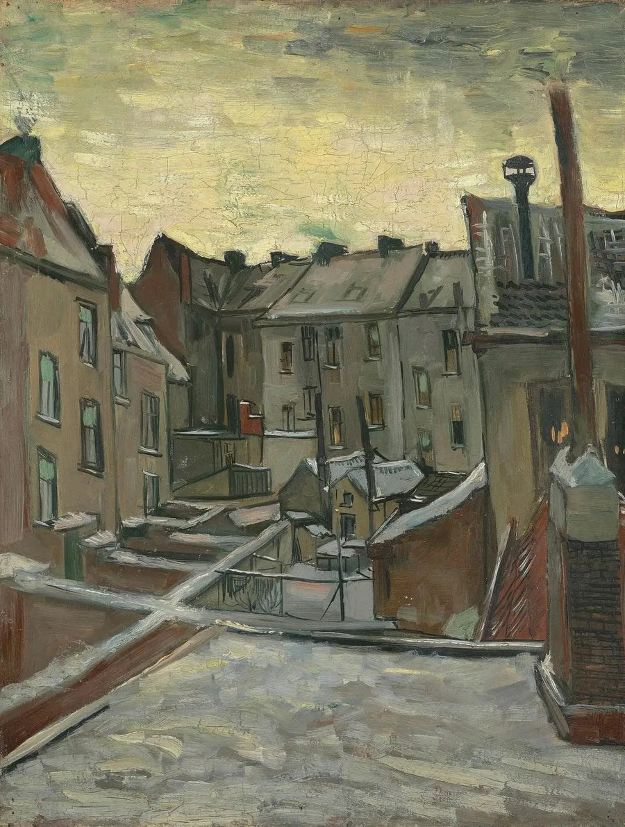 Houses Seen from the Back - Vincent van Gogh
