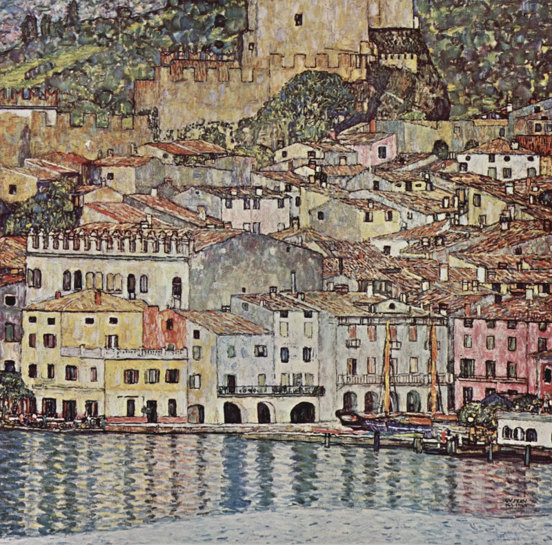 Malcesine on Lake Garda - Gustav Klimt