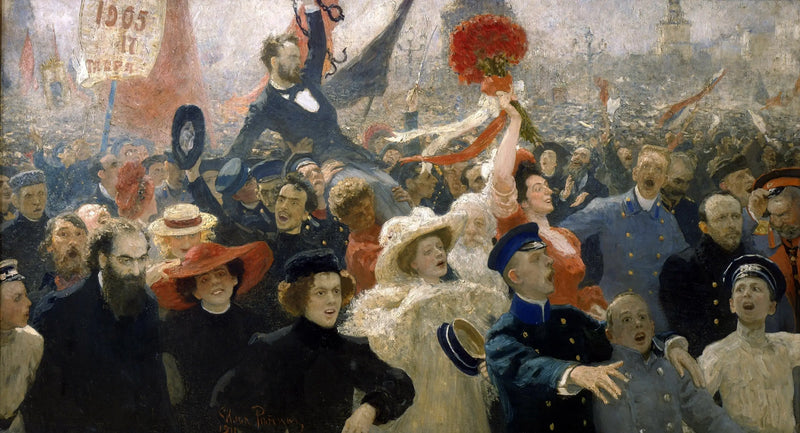 Manifestation du 17 octobre 1905 - Ilya Repin