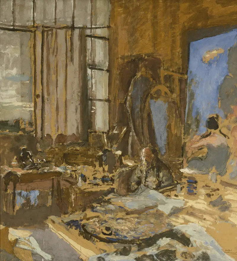 Maquette for a portrait of K.X. Roussel - Édouard Vuillard