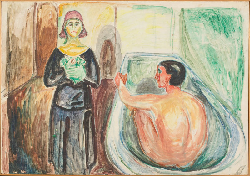 Marat in the Bath and Charlotte Corday - Edvard Munch