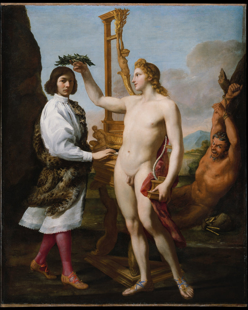 Marcantonio Pasqualini (1614-1691) crowned by Apollo - Andrea Sacchi