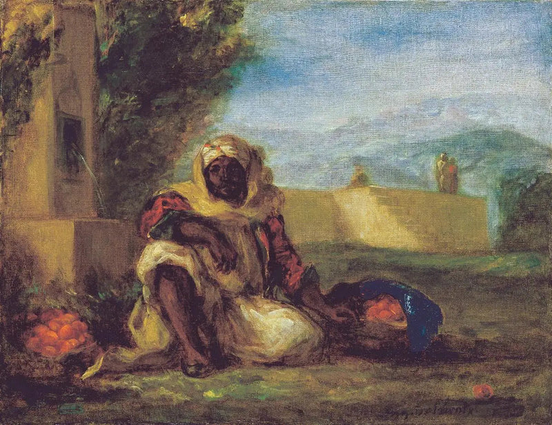 Orange Seller in Morocco - Eugène Delacroix