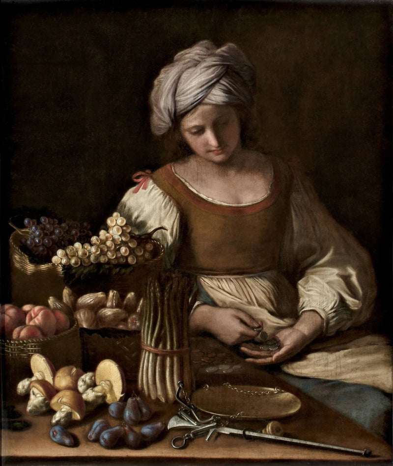 Vegetable Merchant - Guercino