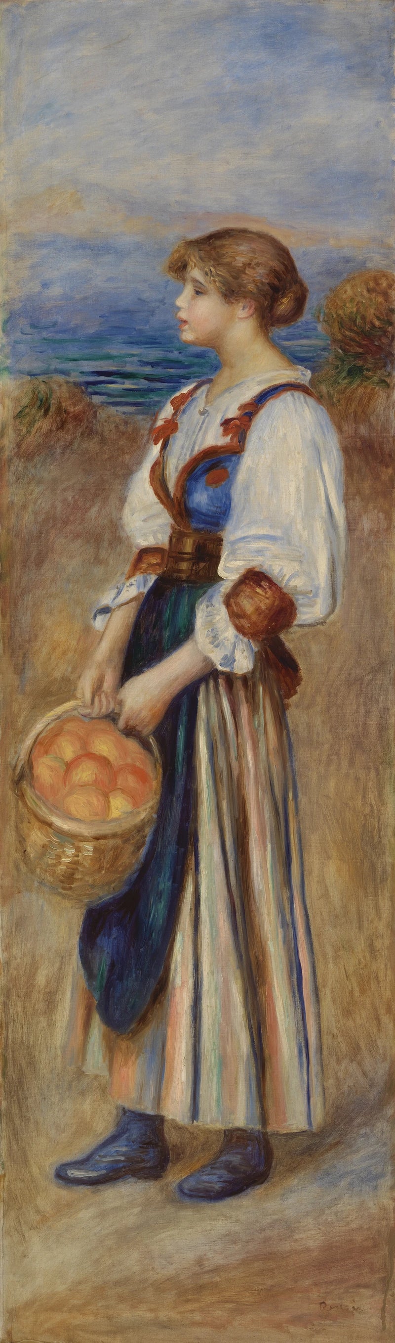 Orange Seller - Pierre-Auguste Renoir