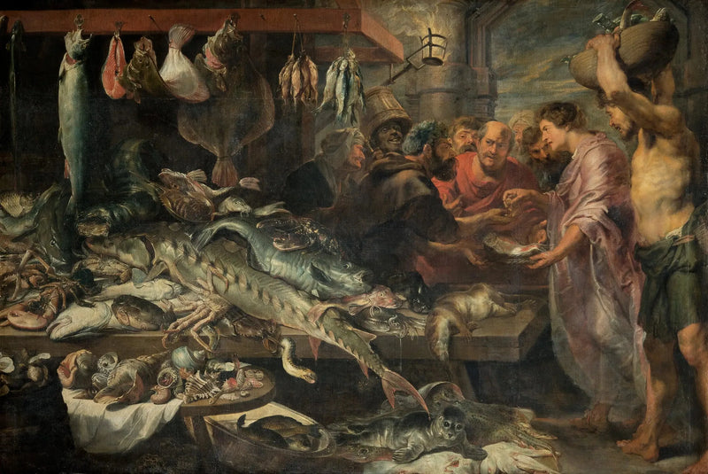 Fish Market (Tribute Money?) - Antoine van Dyck