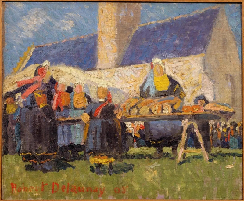 Breton Market - Robert Delaunay