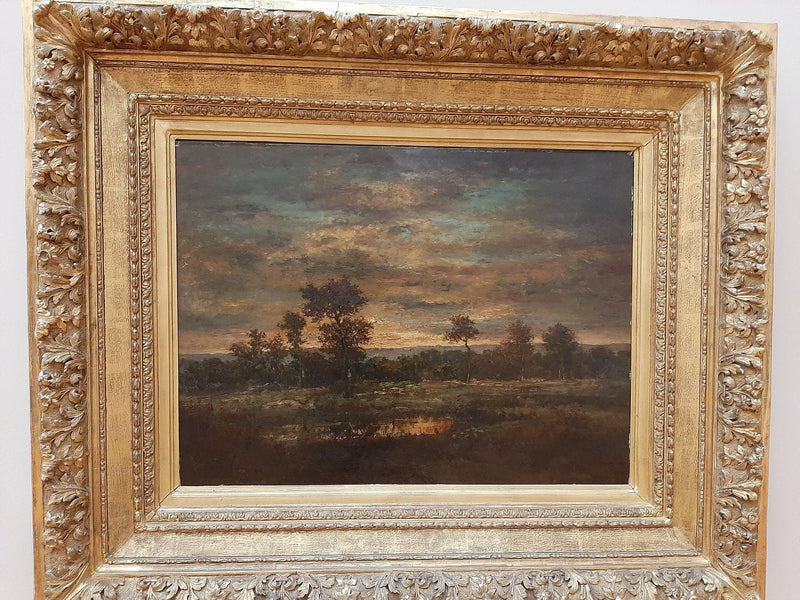 Mare et lisière de bois - Théodore Rousseau