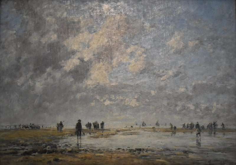 Low Tide at Étaples - Eugène Boudin