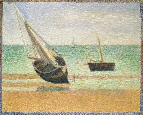 Low Tide at Grandcamp - Georges Seurat