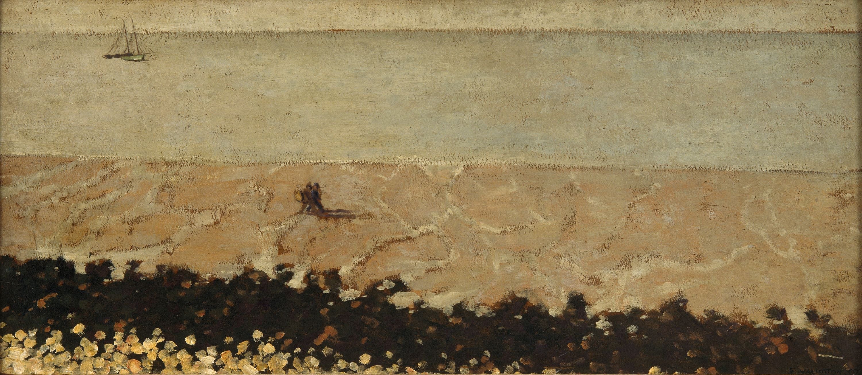 Low tide at Villerville - Félix Vallotton