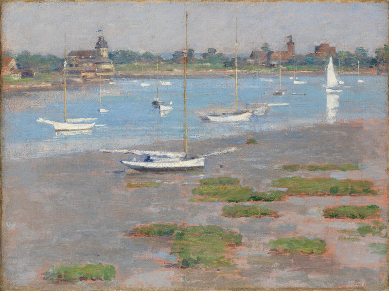 Low Tide, Riverside Nautical Club - Theodore Robinson