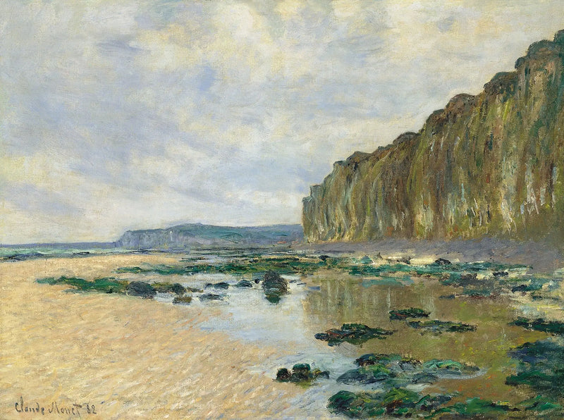 Low tide in front of Varengeville - Claude Monet