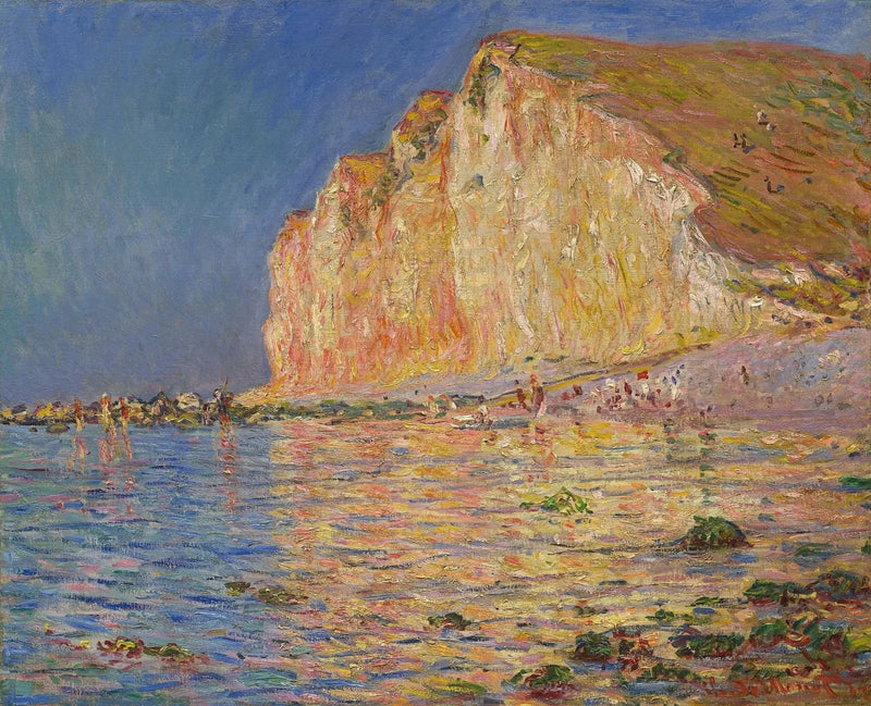 Low tide in Petites-Dalles W905 - Claude Monet