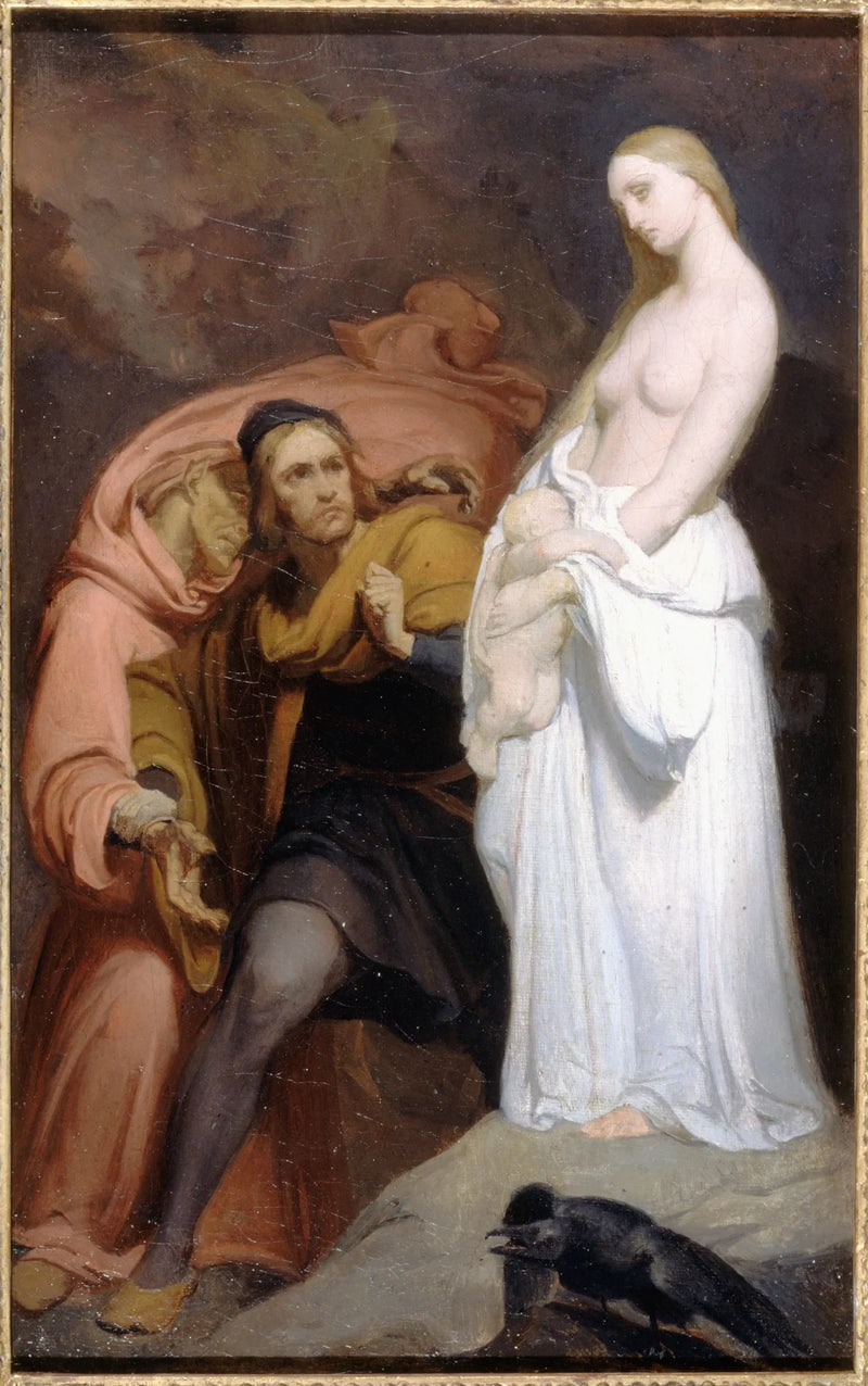 Marguerite Tenant Son Child Dead - Ary Scheffer