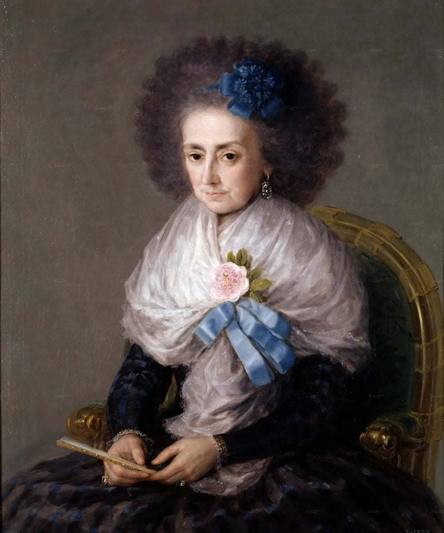 María Antonia Gonzaga, dowager marchioness of Villafranca - Francisco de Goya