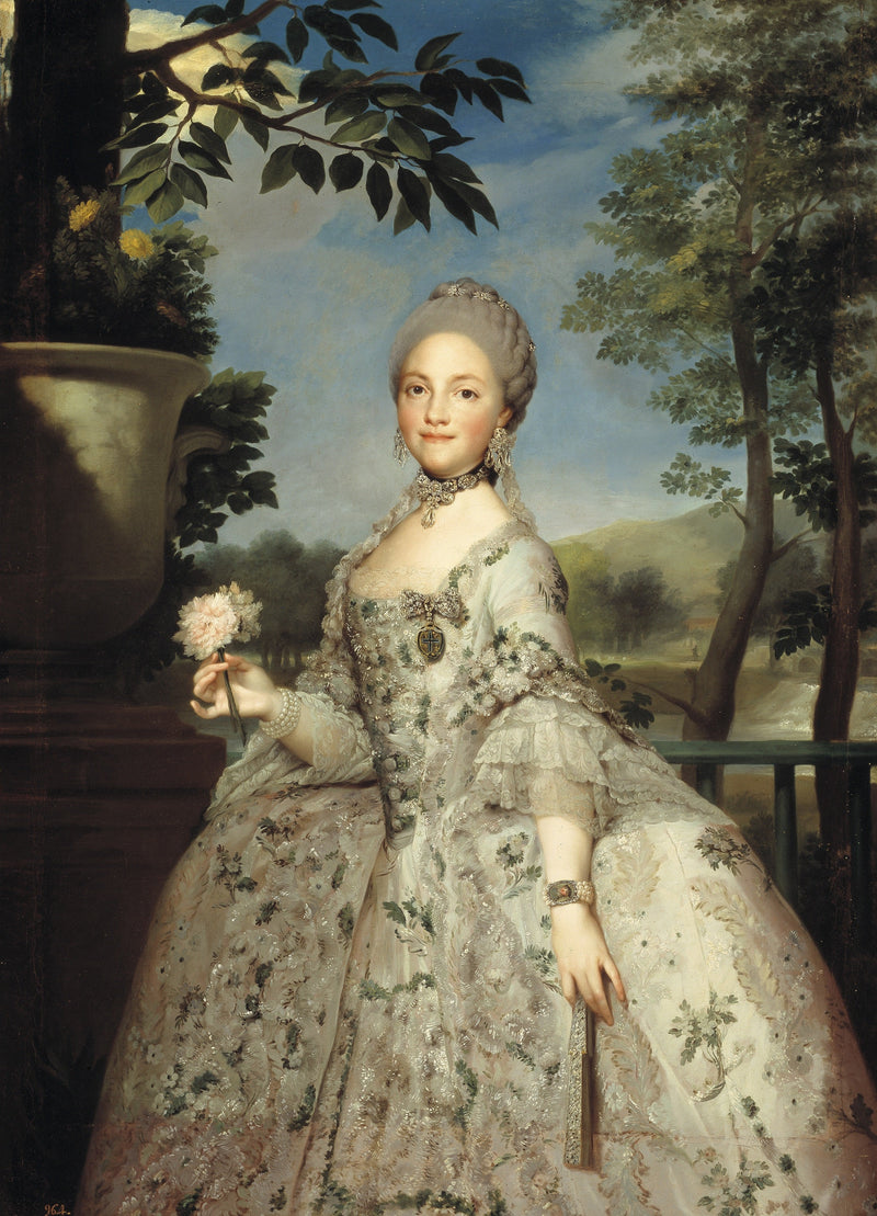 María Luisa de Parme, Princess of Asturias - Anton Raphael Mengs