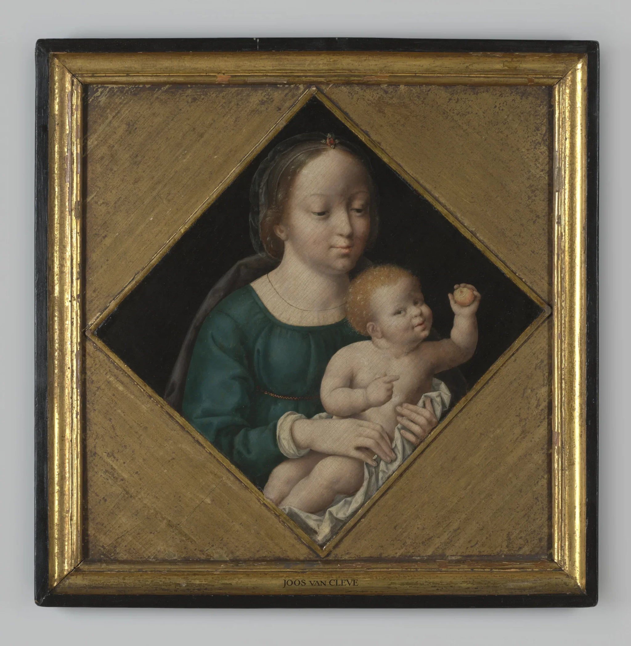 Maria met kind - Joos van Cleve image 1 reproduction de peinture à l’huile