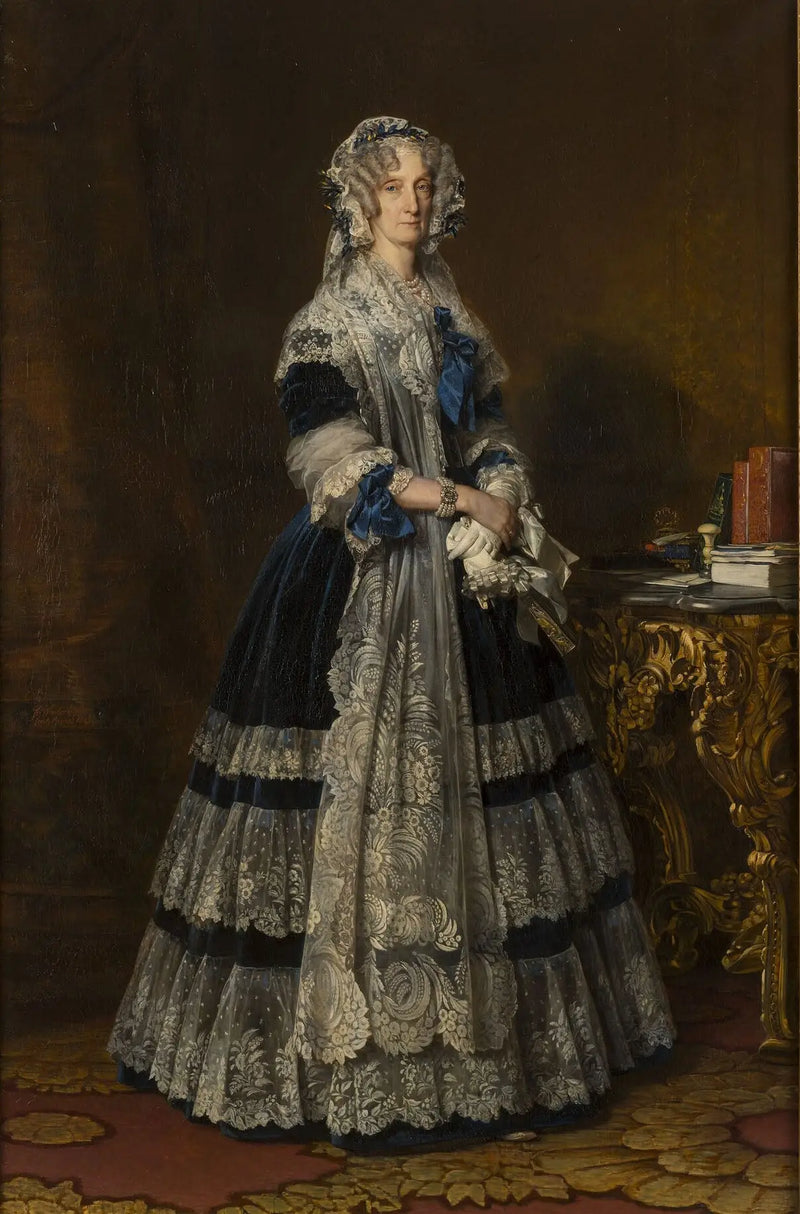 Marie-Amélie de Bourbon, Princess of the Two Sicilies, Queen of the French (1782-1866) - Franz Xaver Winterhalter