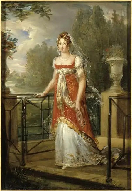 Marie-Annuciade-Caroline Bonaparte, Queen of Naples, at the Château de Neuilly (1782-1839) - François Gérard