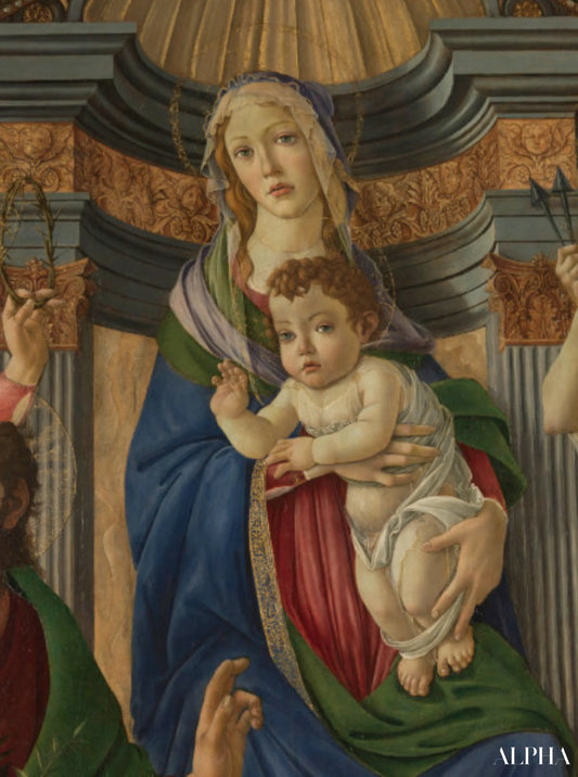 Marie avec un enfant - Sandro Botticelli - Reproductions de tableaux et peintures haut de gamme