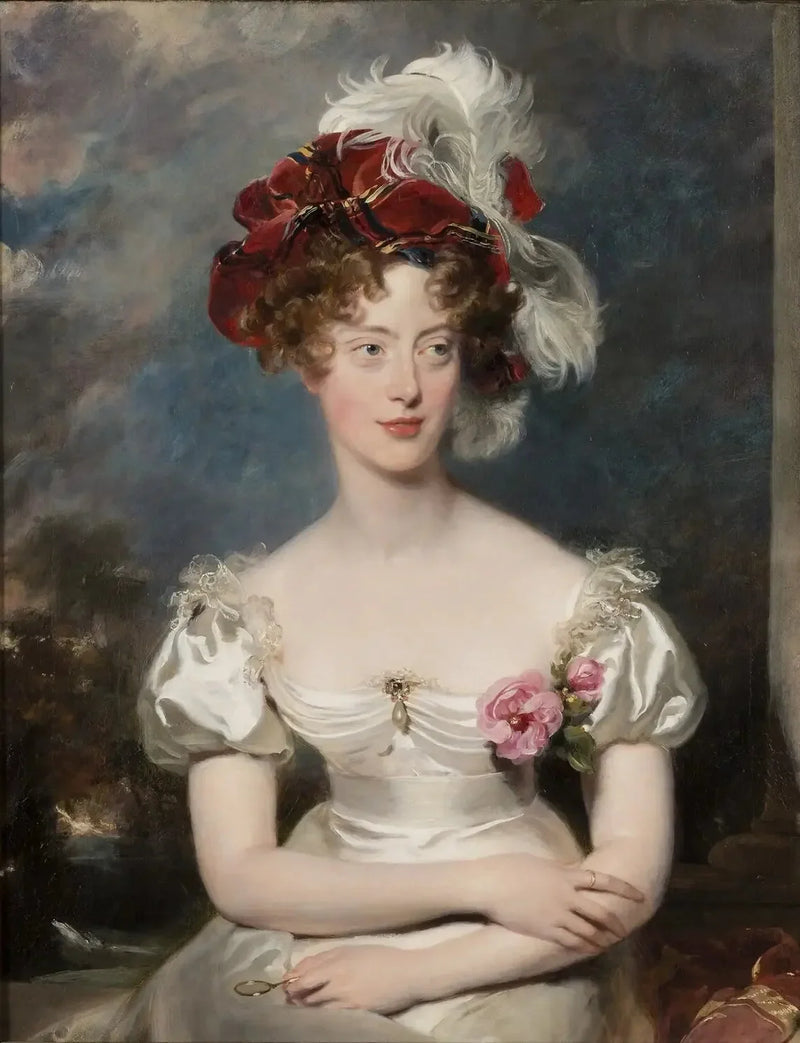 Marie Caroline de Bourbon-Sicile (1798-1870), Duchess of Berry. - Thomas Lawrence