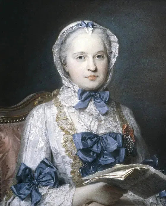 Marie-Josèphe de Saxe, Dauphine (1731-1767) - Maurice-Quentin de La Tour
