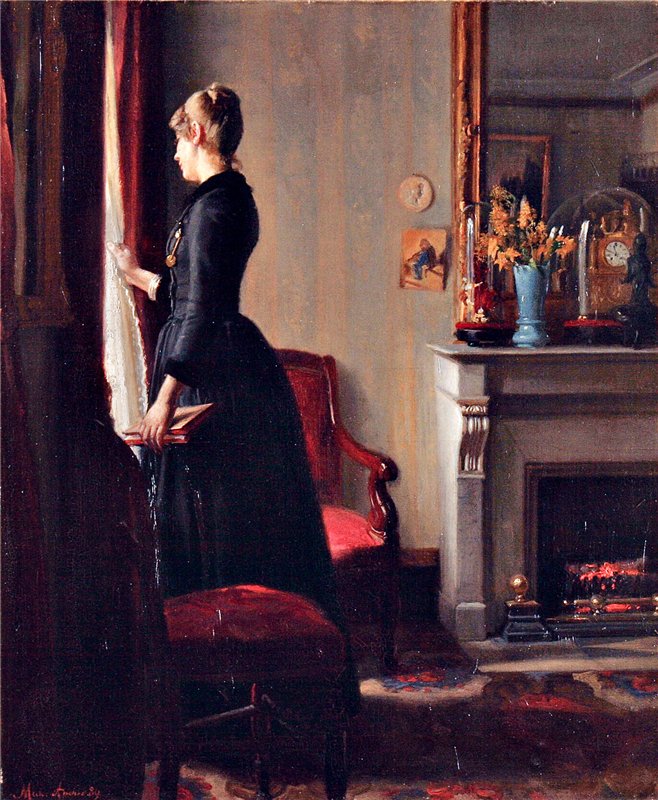Marie Krøyer in Paris - Michael Peter Ancher