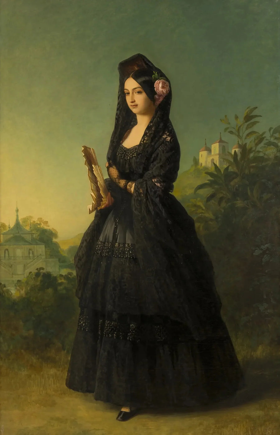 Marie-Louise-Ferdinande de Bourbon, Duchess of Montpensier (1846-1897) - Franz Xaver Winterhalter