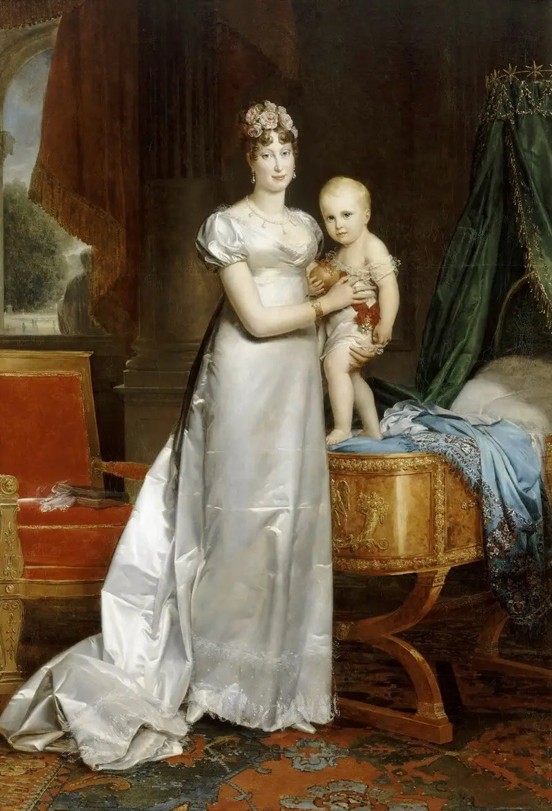 Marie-Louise, Empress of the French and the King of Rome - François Gérard