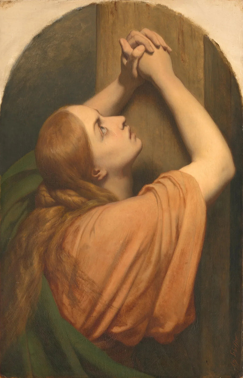 Marie Madeleine at the foot of the cross - Ary Scheffer