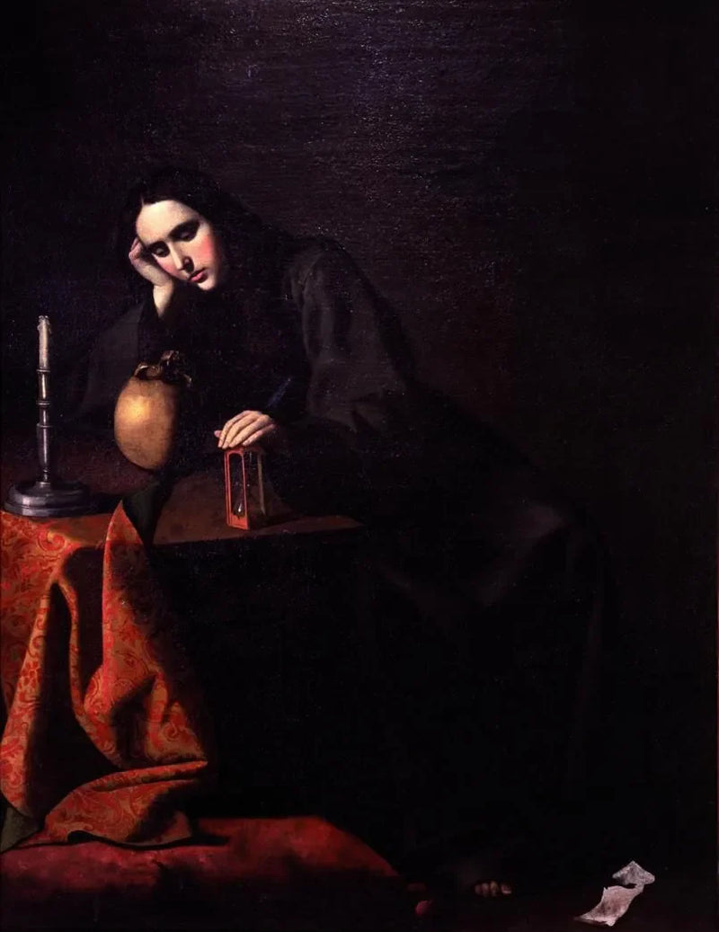 Marie-Madeleine en méditation - Francisco de Zurbarán