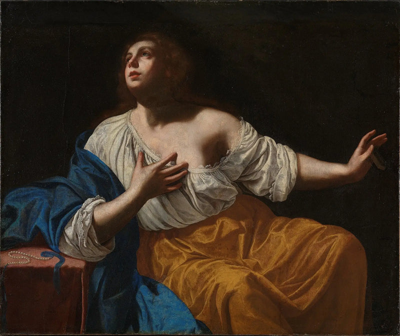 Penitent Mary Magdalene - Artemisia Gentileschi
