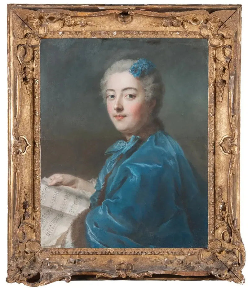 Marie-Sophie de Courcillon, Duchess of Pecquigny, Princess of Rohan - Maurice-Quentin de La Tour