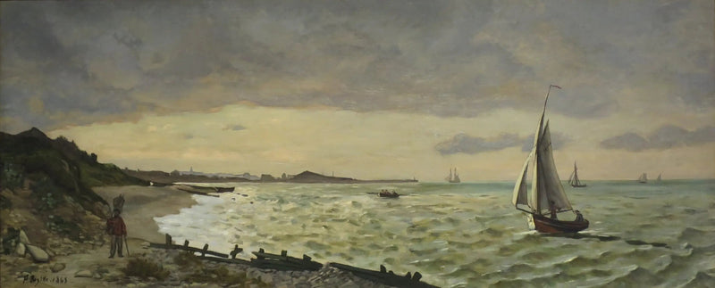 Marine at Sainte-Adresse - Frédéric Bazille