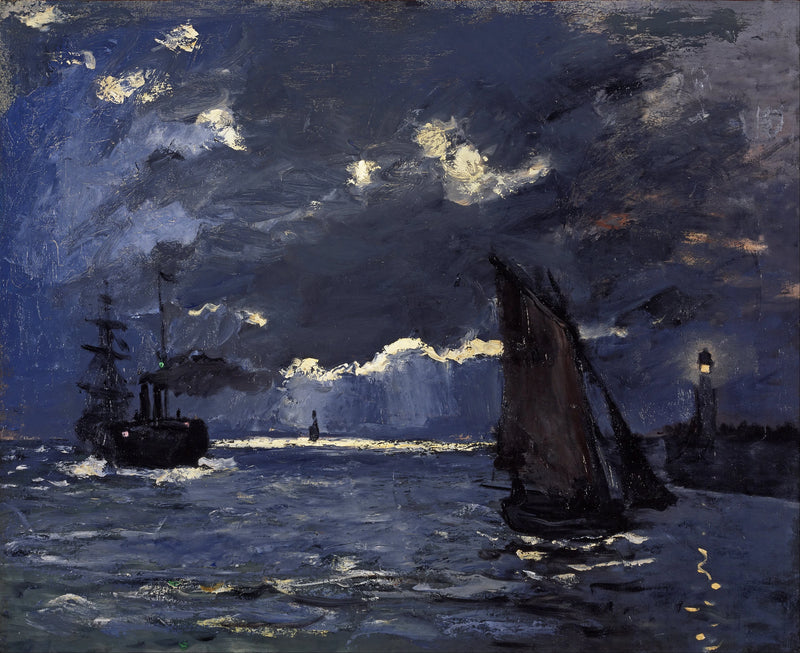 Navy, night effect W71 - Claude Monet