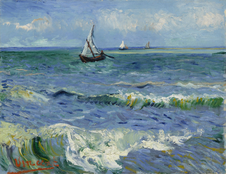 Seascape near Saintes-Maries-de-la-Mer - Vincent van Gogh