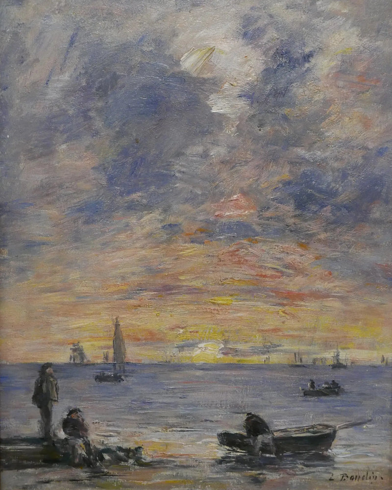 Marine, sunset - Eugène Boudin