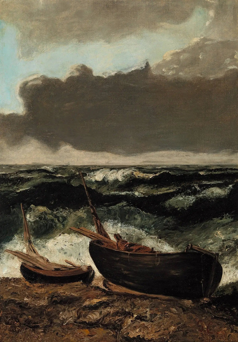 Marine. Storm - Gustave Courbet