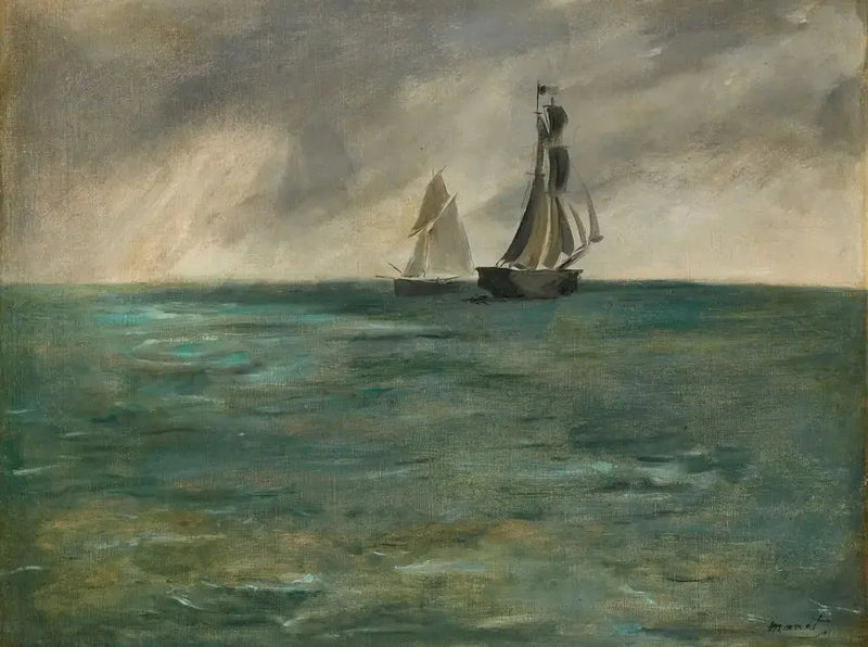 Marine, stormy weather - Édouard Manet