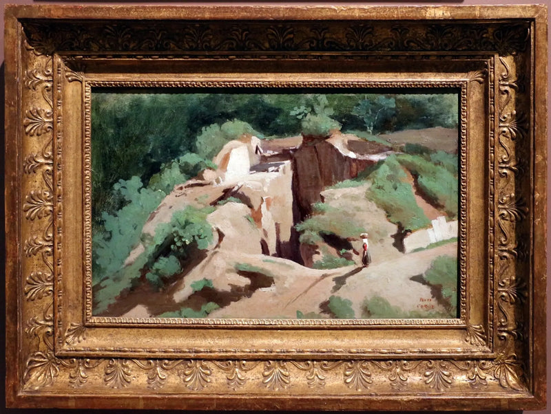 Marino. A Washhouse - Jean-Baptiste Camille Corot
