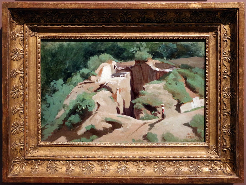 Marino. A Washhouse - Jean-Baptiste Camille Corot