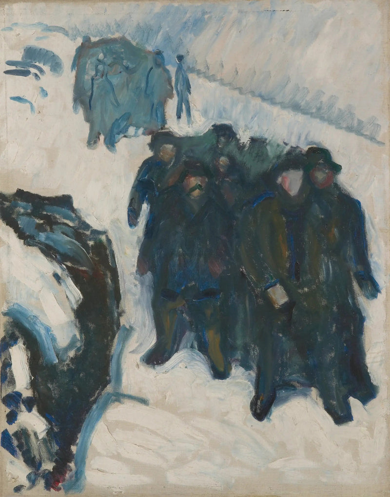 Sailors in the Snow - Edvard Munch
